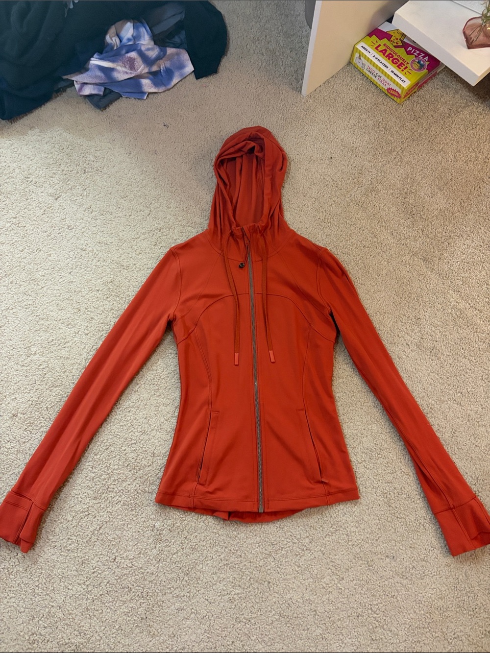 lululemon athletica Hooded Zip Jacket - Rust